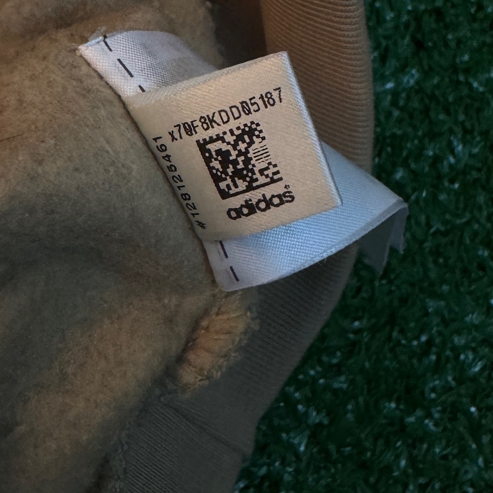 Adidas Tan Sweatshirt with Ribbed Cuffs and Hood - Picture 5 of 6